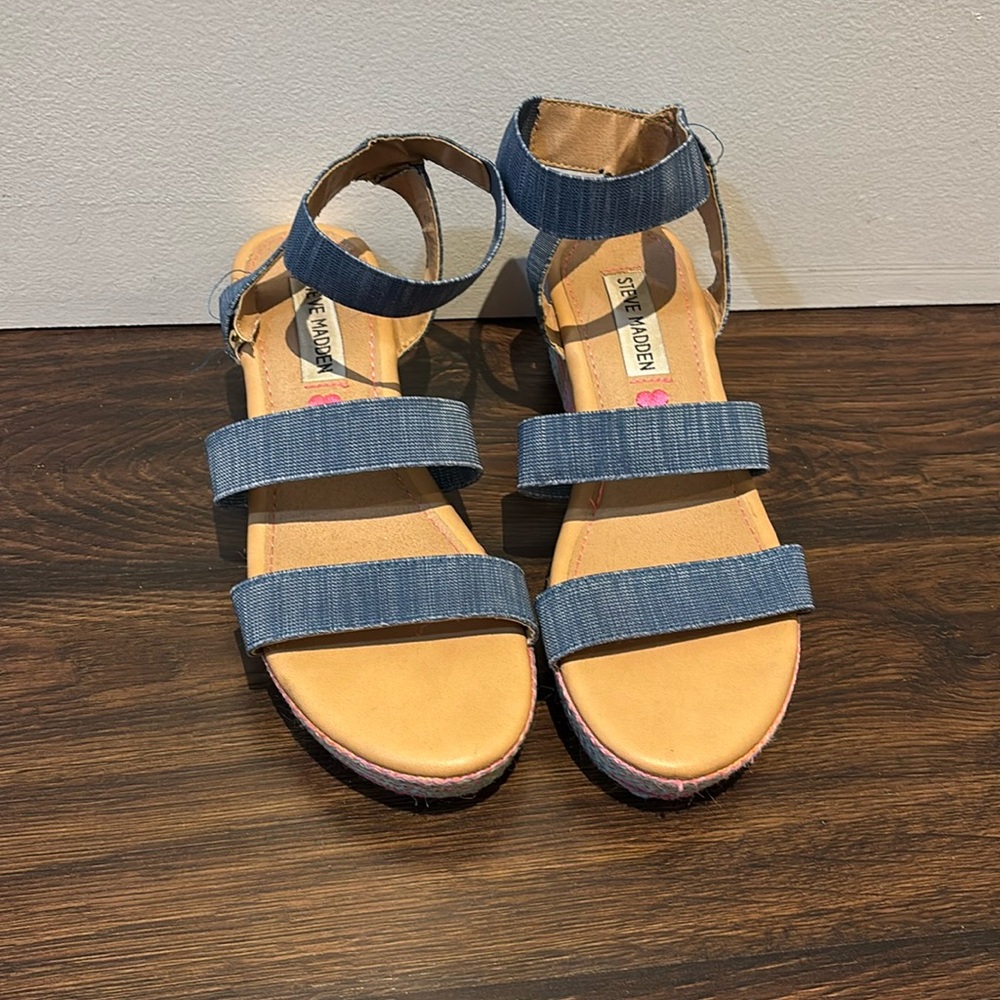 Steve Madden Girl’s Jbandi Wedge Sandal